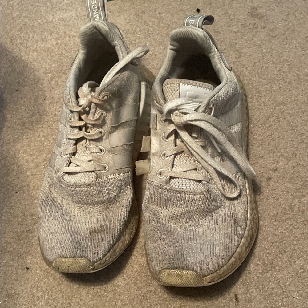 Adidas Light Gray Bike NMD Sneakers